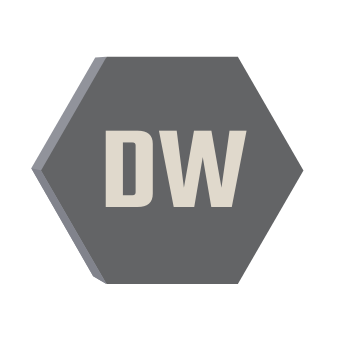 DW log on top of a screw